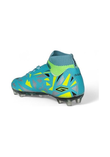 Ayakkabımood Dgn 2303 Flt Çocuk Su Yeşili-sarı Çoraplı Krampon Ayakkabısı Sarı - Yeşil