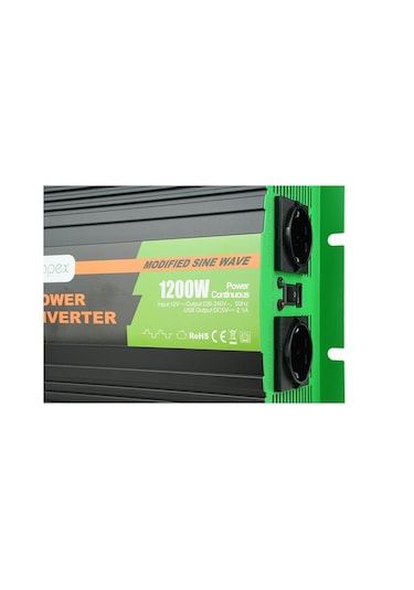 Ns1200-24 Apex 1200w Modifiye Sinüs İnverter 24v
