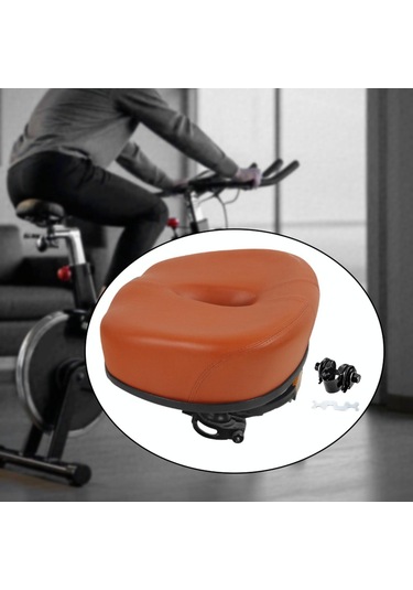 Suntek Elektrikli Bisiklet Sele Kalınlaştırılmış Kahverengi