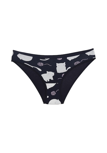 Asist Secret Magic Asm1111 Kadın 3 Lü Renkli Karışık Pamuklu Bikini Külot