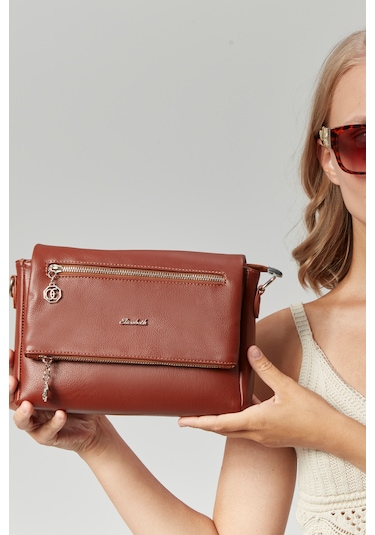 Kadın Dört Bölmeli Clutch Çarpraz Omuz Çantası