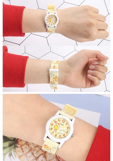 Q&Q QCG2218 Su Geçirmez Rakamlı Kız Çocuk Kol Saati