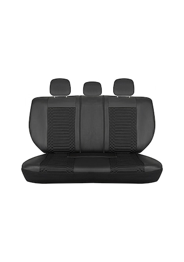 Kia Picanto Uyumlu Lüks Deri Oto Koltuk Kılıfı Ön Arka Takım Siyah Giydirme Tip Exc