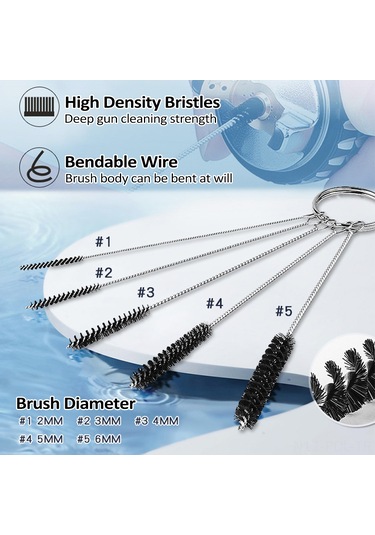 Padalink 21 Parçalık Çok Amaçlı Hava Fırçası Temizleme Seti - Metal Ve Nylon Fırçalar İle Nozul Ve Tüp Temizliği