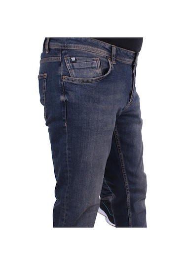 Twister Panama 758-01 Lacivert Düşük Bel Dar Paça Erkek Jeans Pantolon Lacivert