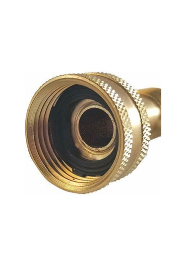 Lemestar 2 Adet Kaliteli Bakır Bahçe Hortumu İçin Ayar可调扭水 Nozzle, 3/4" Standart Uyumlu, 10 Adet Kauçuk Washer Dahil