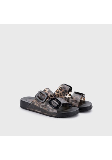 Igor S10336Z Habana Brillo Leo Siyah Kadın Terlik Siyah