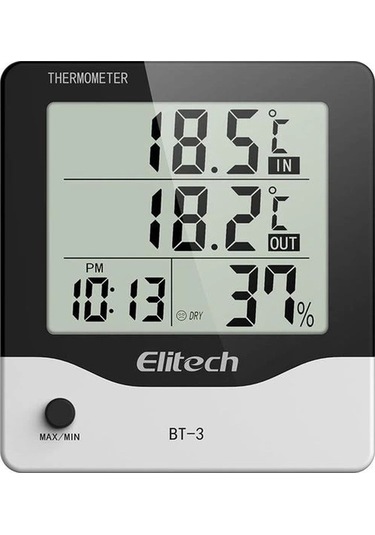 Elitech Bt-3 Termometre Higrometre İç Dış Nem Ölçer Cihazı
