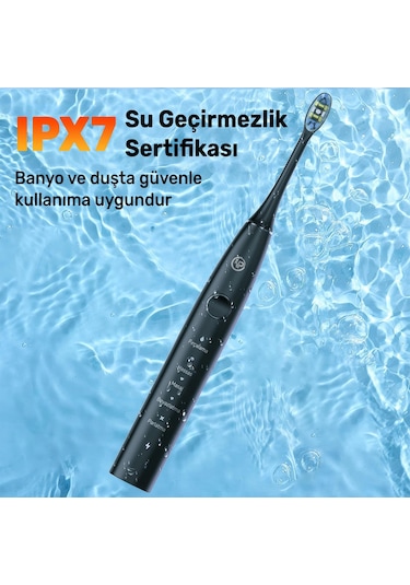 Npo Nicefeel X610-z 40000vps Şarjlı Sonic Diş Fırçası Siyah