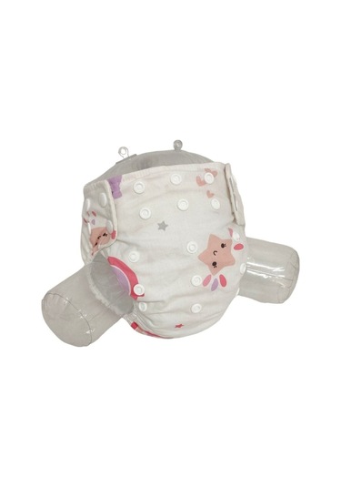 Baby Ybb Yıkanabilir Bebek Bezi Cepli Gökkuşağı Desen 3kg-12kg Standart