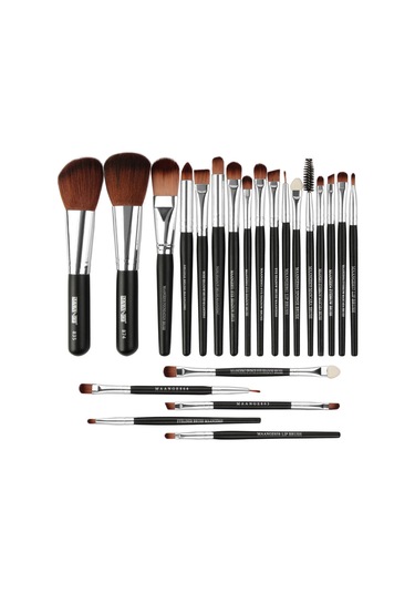 Reedark 22 Parça Yumuşak Ve Yoğun Kıllı Profesyonel Fondöten Fırçası Seti - Tüm Makyaj İhtiyaçları İçin