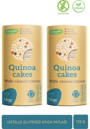 Glutensiz Vegan Kinoa Patlağı İnce Çıtır 2 Li Paket