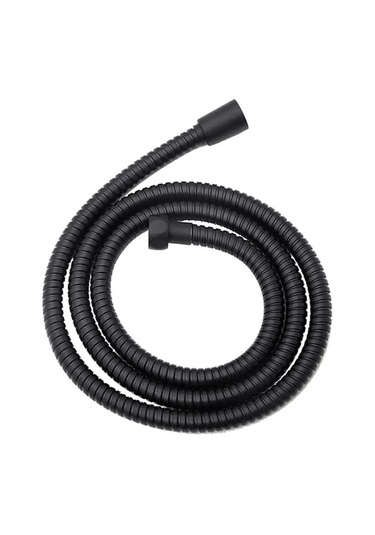 5 Fonksiyonlu Duş Başlığı+ Siyah Duş Askısı+ 150 Cm Siyah Hortum Siyah