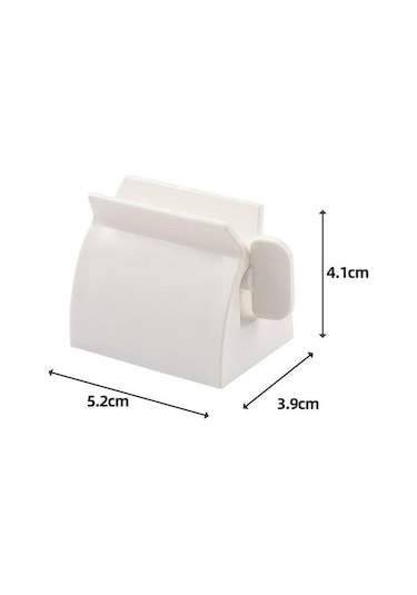 Beyaz Banyo Aksesuarları Seti Haddeleme Diş Macunu Sıkacağı Tüp Diş Macunu Diş Macunu Sıkacağı Dağıtıcı Yaratıcı Diş Macunu Tutucu Beyaz