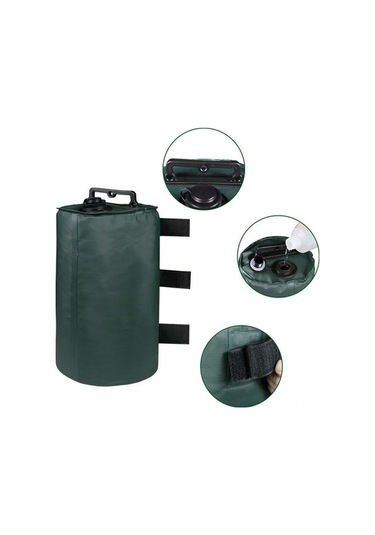 Didadodo Pvc Çadır Ağırlık Çantası - 10l, Yeşil/siyah, Renkli Seçenekler Siyah Siyah