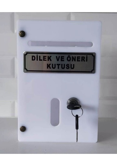 Küçük Boy Pleksi Dilek Ve Öneri Kutusu
