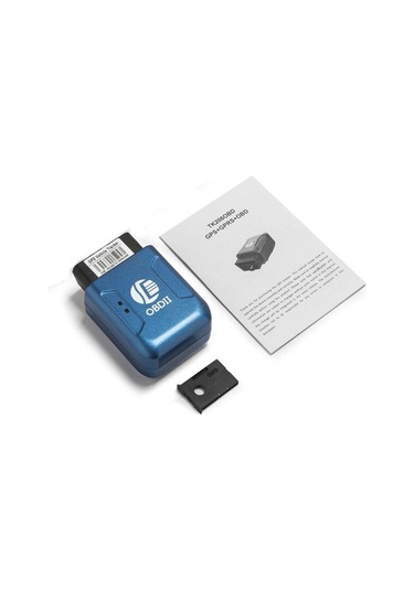 Sones Tk206 2g Gps Obd2 Titreşim Alarmı Gsm Gprs Mini Gps Araç Takip Cihazı Mavi