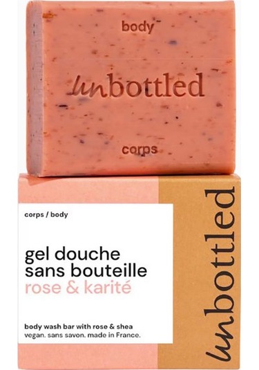 Unbottled Rose & Karité Ph Nötr Şişesiz Duş Jeli Sabunu Duş Jelleri 110 G Diğer