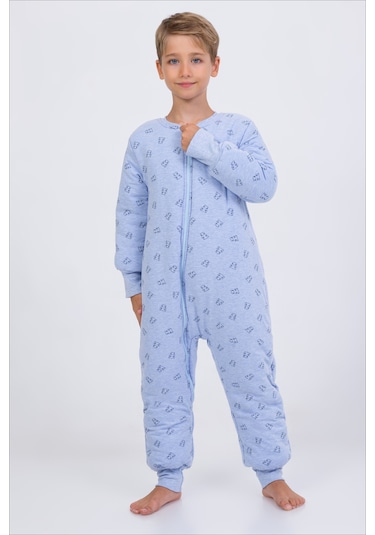 Erkek Çocuk Kalın Elyaf Dolgulu Premium Kalite 2.5 Tog Desenli Uyku Tulumu-mavi-siyah Mavi - Siyah Erkek Çocuk Kalın Elyaf Dolgulu Premium Kalite 2.5 Tog Desenli Uyku Tulumu-mavi-siyah Mavi - Siyah