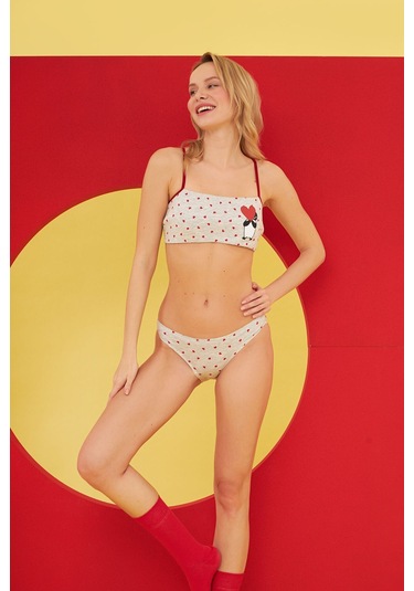 Loya Kadın Gri Raquel Bandeo Tek Sütyen Gri