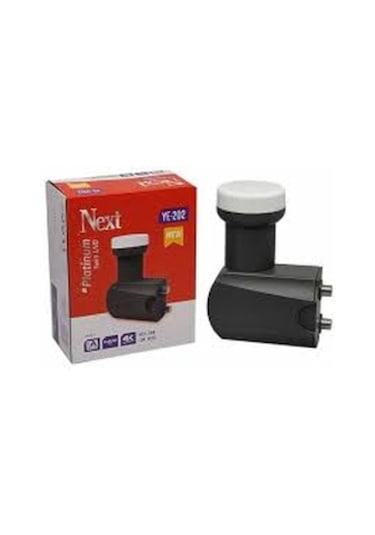 Next 2'Li İki Çıkışlı Çanak Anten Lnb'si+20 mm Lnb Kelepçesi+4 Adet Contalı Konnektör
