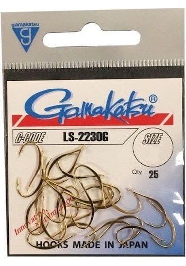 Gamakatsu Ls-2230g No:4 Gold Olta İğnesi 25 Adet