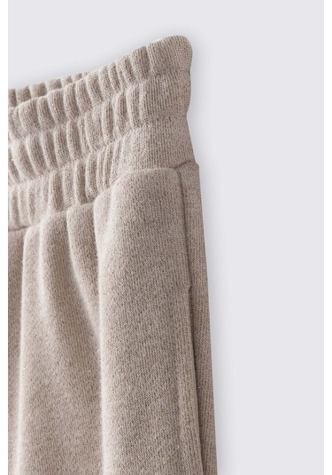 Panço Simli Bej Kız Çocuk Eşofman Altı 2521gk01006 Bej