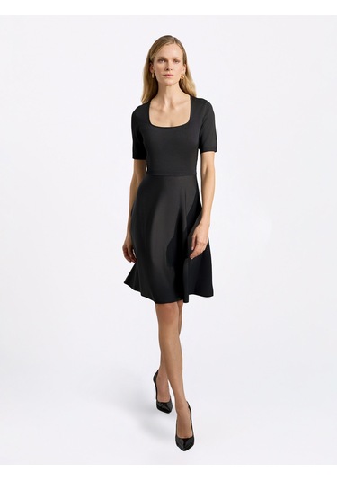 Karaca Kadın Elbise-siyah 124323003-07-l 120300 Siyah