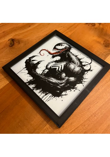 Venom 3d Baskı Tablo Çerceve