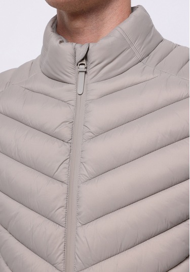 Colins Slim Fit Erkek Bej Yelek Cl1071238 Q1.v1 Lbg Light Beige