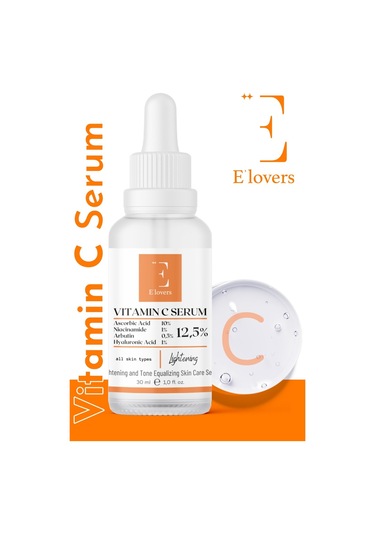E'lovers Aydınlatıcı ve Besleyici Vitamin C Serum 30 ML