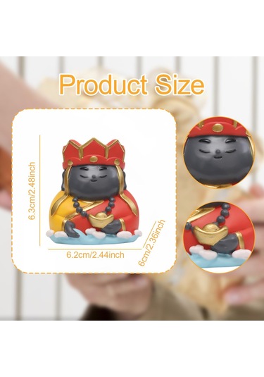 Suntek Küçük Figür Heykel Koleksiyon Reçine Süsleme 6x6,2x6,3 Cm