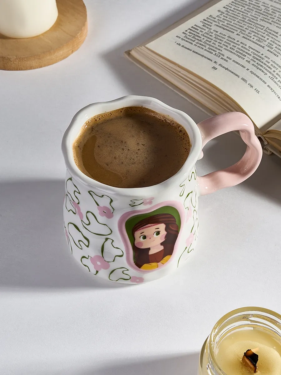 Teplo V Rukah Büyük Bardak, Seramik Çay Kahve Fincanı Pinteres 389598234 Beyaz