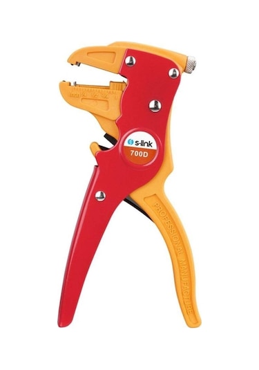 Sl-170a 0.2-6mm Kablo Ayarlanabilir Vidalı Şelik Polimer Kablo Soyma Aleti Kolay Pratik Hasarsız