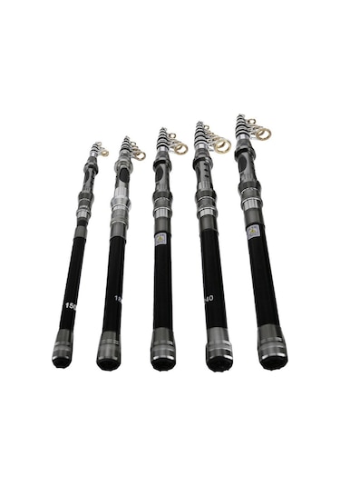 Taşınabilir Hafif Olta Karbon Fiber Teleskopik Olta Ultra Hassas Deniz Tuzlu Su Tatlı Su Olta - Tip 4