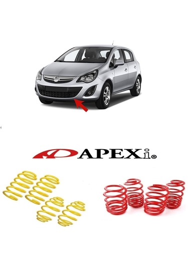 Opel Corsa D 2006-2015 Apexi 4.5 Cm Helezon Spor Yay