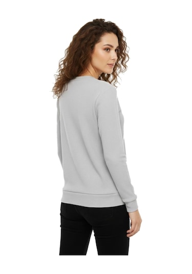 Linsolita Kadın Sıfıryaka Sweatshirt Bgl-st05116 Taş