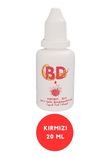 Bd 12'li Sıvı Gıda Boyası Seti 20 Ml Turuncu, Pembe, Mavi, Sarı, Yeşil, Kırmızı, Lacivert, Bordo, Kahve, Mor, Siyah, Fuşya