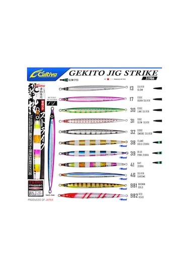 Cultiva 31986 Gekıto Jıg Strıke 15cm 85gr