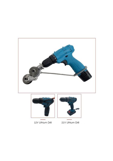 Kosona Lityum Akülü Matkap Uyumlu Metal Kesici Aracı - Çelik/alüminyum/ Bakır Levha Kesim Uygulaması 0.8-1.5mm Kapasite