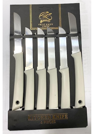 Cooker Ckr-2959 6'lı Meyve Bıçağı Sarı