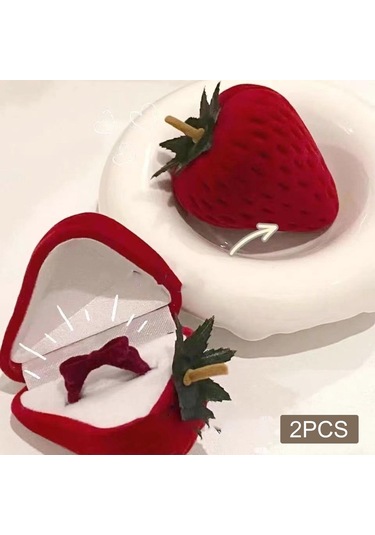 Homyl Yaratıcı Yüzükler Tören Teklifi Için 2-adet 2 Adet