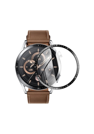 Huawei Watch Gt 3 46MM Ekran Koruyucu 3D Kavisli Tam Kaplama PMMA