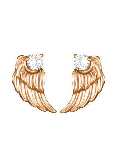 Zolotoj Merkurij Çivi Kulak Küpeleri Angel Kanatları Gümüş Altın Kaplama 365416916 Altın