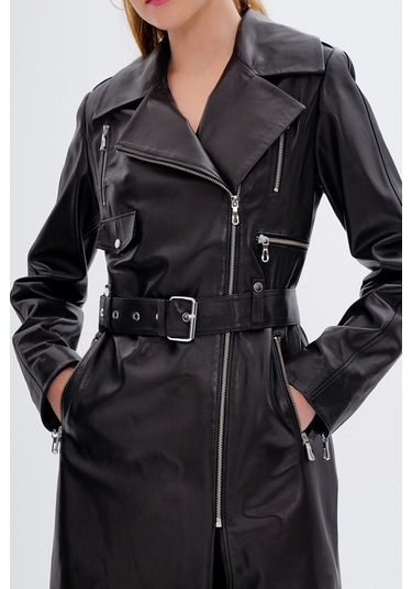 Valmenti Kadın Hakiki Deri Siyah Deri Deri Mont 616 Z-3951 Bn Derımont Sk24/25 Sıyah Dr Siyah