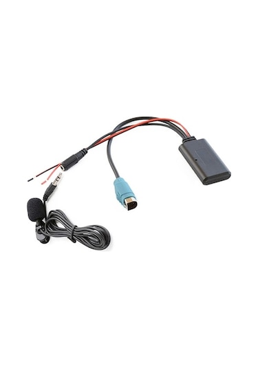 Novahub Alpine Kce-236b 9870/9872 İçin Aux Bluetooth Ses Kablosu + Mıcrofon, Kablosuz Müzik