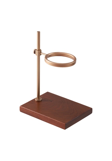 Homyl Kahve Damlatıcı Tutucu Pour Over Standı Taşınabilir Altın, Kahverengi