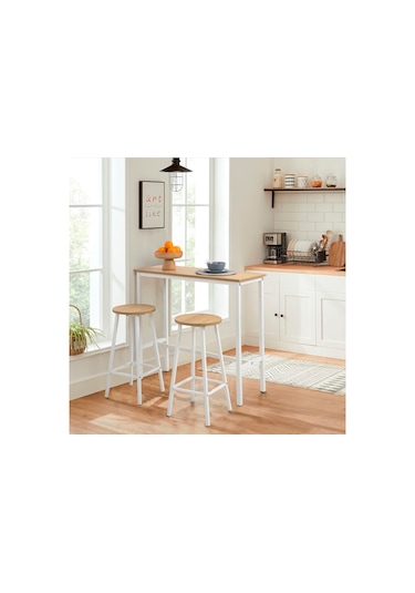 Esyala Riva Dikdörtgen Masa Karina Beyaz