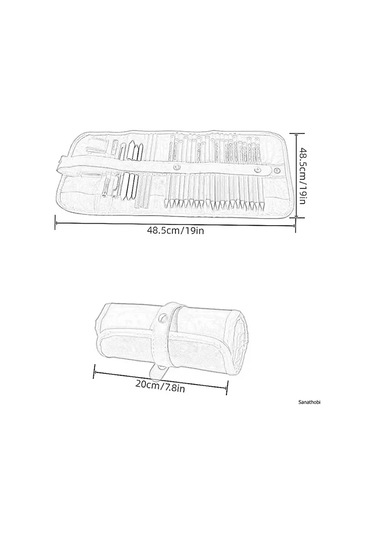 Kara Kalem Çizim Seti, Eskiz Kalem Seti, Dereceli Kalem Set, Tonlama-rulo Kalemlikli-32parça