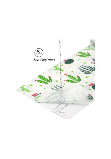 Regron Kaktüs Kullan At Sıvı Geçirmez Desenli Masa ve Aktivite Piknik Örtüsü